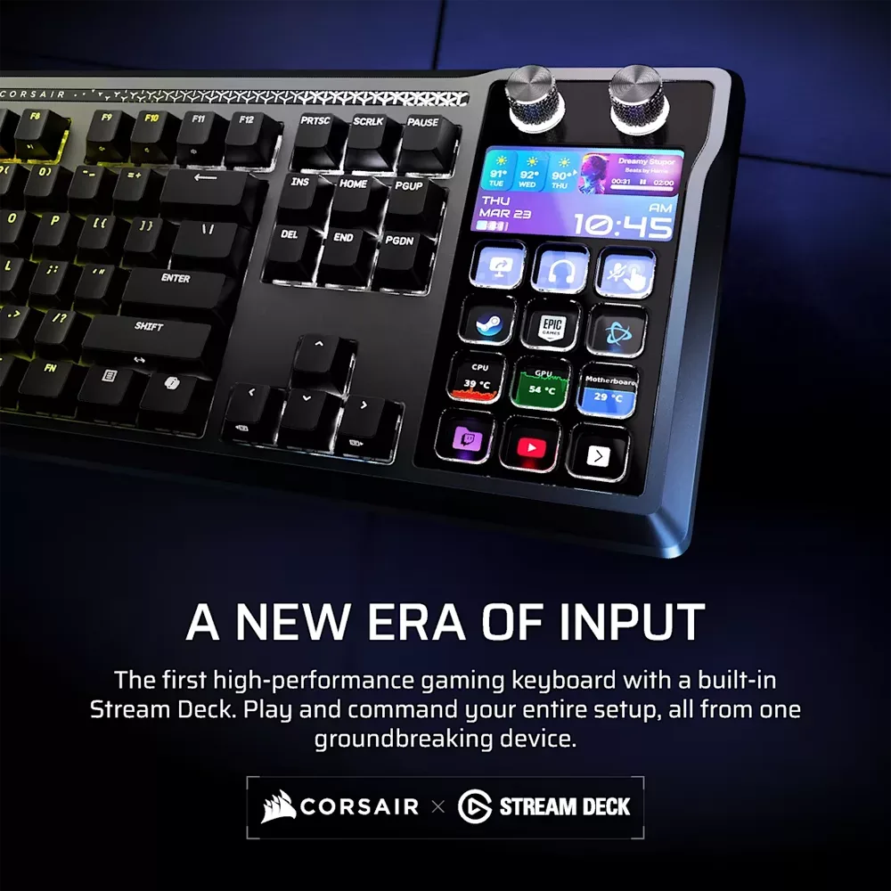 CORSAIR Galleon 100 SD MLX Pulse Switch RGB Siyah Gaming Klavye